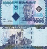 Tanzania 1000 Shillings 2010 UNC Bancnota - Africa, Necirculata