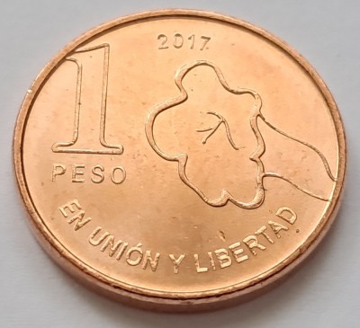 Argentina, 1 Peso 2017 foto
