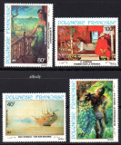 POLINEZIA FRANCEZA 1983, Arta, Pictura, serie neuzata, MNH, Nestampilat