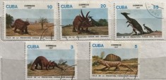 (B ) Timbre serii Straine tema Animale Cuba