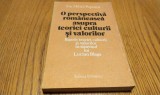 O PERSPECTIVA ROMANEASCA ASUPRA TEORIEI CULTURII SI VALORILOR - I. M. Popescu