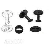 Cleme Fixare Covorase Auto BMW, Rigum Cehia, 4 Buc, Negru, Clipsuri Interior E39 E46 E38 E34