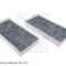 BLUE PRINT ADB112512 Set filtru aer habitaclu