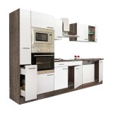 Mobilier Bucatarie Leziter Yorki 310 Stejar Yorki 300cm Cuptor Microunde Fara Blat