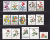 BELGIA 1975/1980/1988 /1989/1990/1997 FLORA LOT SERII MNH, Nestampilat