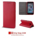 Husa Flip Carte Smart Samsung Galaxy A6 Plus (2018) A605, Rosu