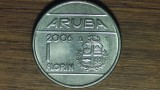 Aruba -moneda de colectie exotica- 1 florin 2006 - Regina Beatrix - semn monetar panze, impecabila !
