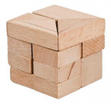 Joc logic IQ din lemn Tangram 3D, Fridolin