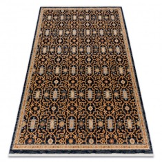 Covor L&acirc;nă KESHAN franjuri, oriental clasic 7680/53511 bej / albastru inchis, 250x340 cm