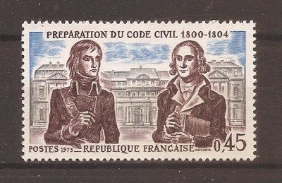 Franta 1973 - Lot de 4 serii, 8 poze, MNH foto