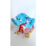 Balansoar copii formă elefant cu melodii