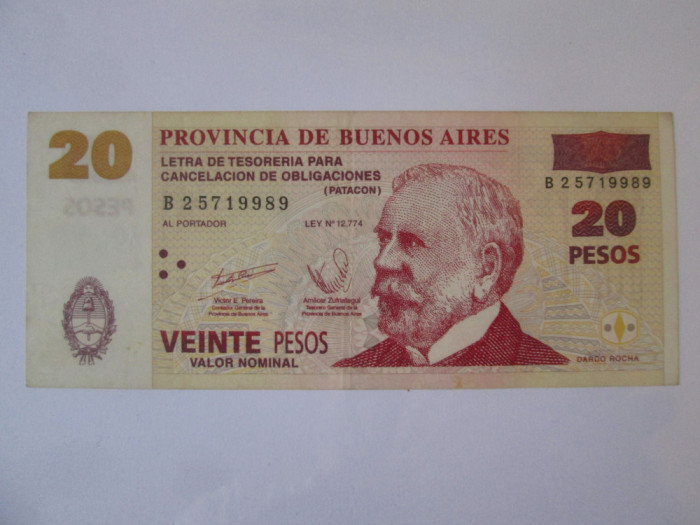 Argentina 20 Pesos 2001 Provincia Buenos Aires