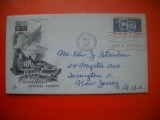 HOPCT PLIC S FDC NR 644 ZIUA MARCII POSTALE 1959 CANADA -CIRCULAT