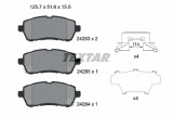 TEXTAR 2428303 set placute frana,frana disc