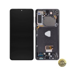 Display cu Touchscreen Samsung Galaxy S21+ 5G G996 cu Rama Negru Service Pack GH82-27268A