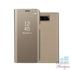 Husa Flip Cu Stand Samsung Galaxy Note 8 N950 Aurie foto
