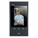 Videointerfon conectat Classe 300EOS cu asistent vocal Alexa Bticino negru 344884