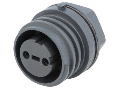 Conector Circular Soclu Mamă 2 Pini Alamă EXP-0931/02/S foto