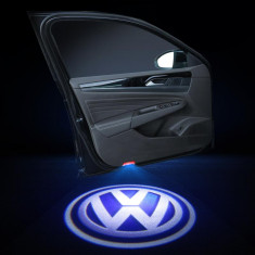 Proiectoare in portiera cu logo VW, VOLKSWAGEN - NOU! 5 Watt (set 2 buc) foto
