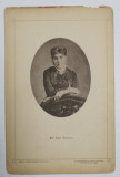 Mad. ELISE BOERESCO , FOTOGRAFIE DIN ALBUMUL NATIONAL , SERIE DE BUCAREST , EDITEUR LYONEL BONDY , FOTOGRAF W. CRONENBERG , CCA . 1900
