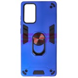 Husa Armor Ring Samsung Galaxy Note 20, TPU+PC, Albastru Electric, Protectie Socuri