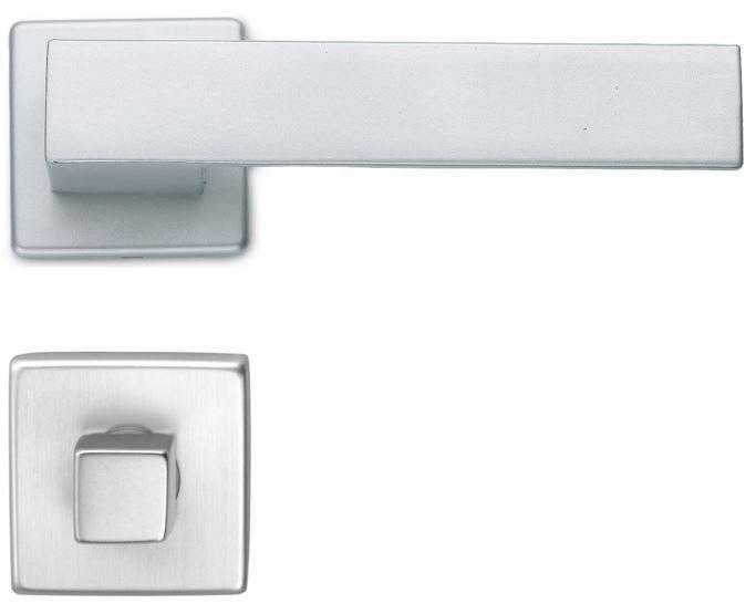 M&acirc;ner pentru uși de interior - M1015 - crom perlat cu rozetă WC