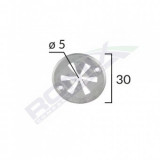 SAIBA DE FIXARE CAPAC PENTRU AUDI/SEAT/VW 5X30MM - ALB SET 10 BUC, ROMIX