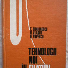 Tehnologii Noi In Filaturi - T. Simionescu N. Vladut O. Popescu ,271247