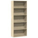 Cumpara ieftin Biblioteca, stejar sonoma, 80x30x189 cm, lemn prelucrat