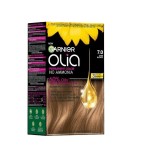 Vopsea de par permanenta fara amoniac 7.0 Dark Blonde Olia, 174ml, Garnier