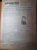 Ziar Sportul Popular 12 Dec 1953 Flacara Ploiesti Moto-Cros Schi Sah Volei 8pg Stare Buna