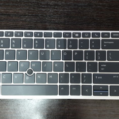 Tastatura laptop noua HP EliteBook 850 G5 755 G5 ZBook 15u G5 Silver Frame Black with point Win8 US