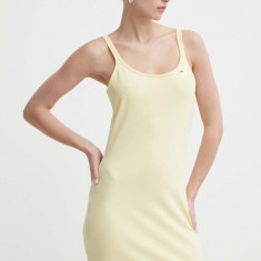 Fila rochie Brillon culoarea galben, mini, mulata, FAW0704