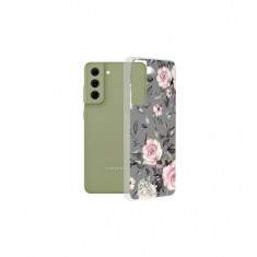 Husa Compatibila cu Samsung Galaxy S21 FE 5G Techsuit Marble Bloom of Ruth Gray