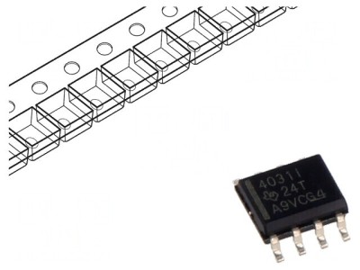 Amplificator operațional IC 120MHz SO8 &amp;plusmn;4,5&amp;divide;16VDC, &amp;plusmn;9&amp;divide;32VDC foto