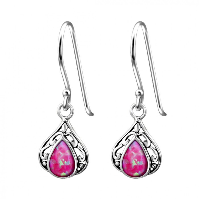 Cercei argint cu pietre semipretioase, Bubble Gem, A4S23647-1