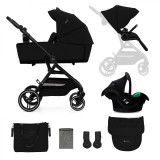 CARUCIOR KINDERKRAFT YOXI 3IN1 (MINK PRO) PURE BLACK SuperHeroes ToysZone