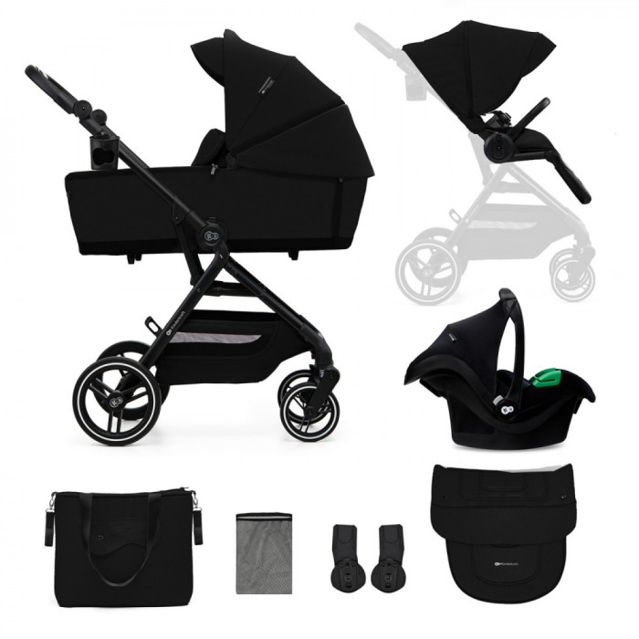 CARUCIOR KINDERKRAFT YOXI 3IN1 (MINK PRO) PURE BLACK SuperHeroes ToysZone