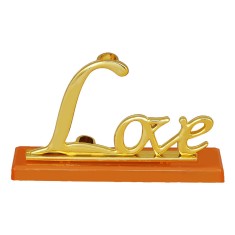 Suport Love special dedicat pentru sustinerea trandafirilor suflati cu aur de 24K