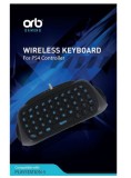 Controller Keyboard Blue Blacklit PS4