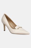 MICHAEL Michael Kors stilettos de piele Lena culoarea bej, 40T5LEMP1L.289