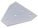 Bară plată triunghiulară FATH 116x6x116mm cod 093VT120120
