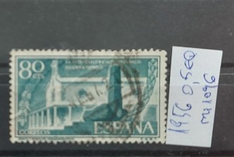 TS21 - Timbre serie Spania 1956 Mi 1096 foto