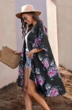 P753-1 Kimono cu imprimeu colorat
