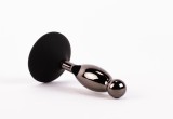 Cumpara ieftin Dop Anal Cu Bijuterie Secret Shine Booty Call L VI, Negru Metalic, 15 cm