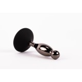 Dop Anal Cu Bijuterie Secret Shine Booty Call L VI, Negru Metalic, 15 cm