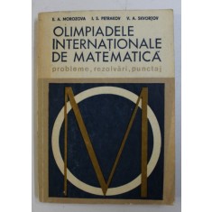 OLIMPIADELE INTERNATIONALE DE MATEMATICA - PROBLEME , REZOLVARI , PUNCTAJ de E.A. MOROZOVA ...V.A. SKVORTOV , 1978 * PREZINTA INSEMNARI