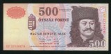 q575 UNGARIA BANCNOTA DE 500 FORINT 1998 Principele RAKOCZI FERENC prima emisiune UNC NECIRCULATA