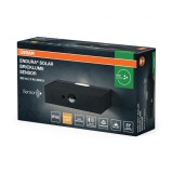 Aplica LED solara Osram ENDURA Solar Bricklume Sensor, 3W, 300lm, lumina calda 3000K, cu senzor miscare PIR, IP65, panou solar monocristalin