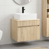 Cumpara ieftin Dulap pentru Chiuveta de Baie Stejar Sonoma 59 x 44,5 x 50 cm